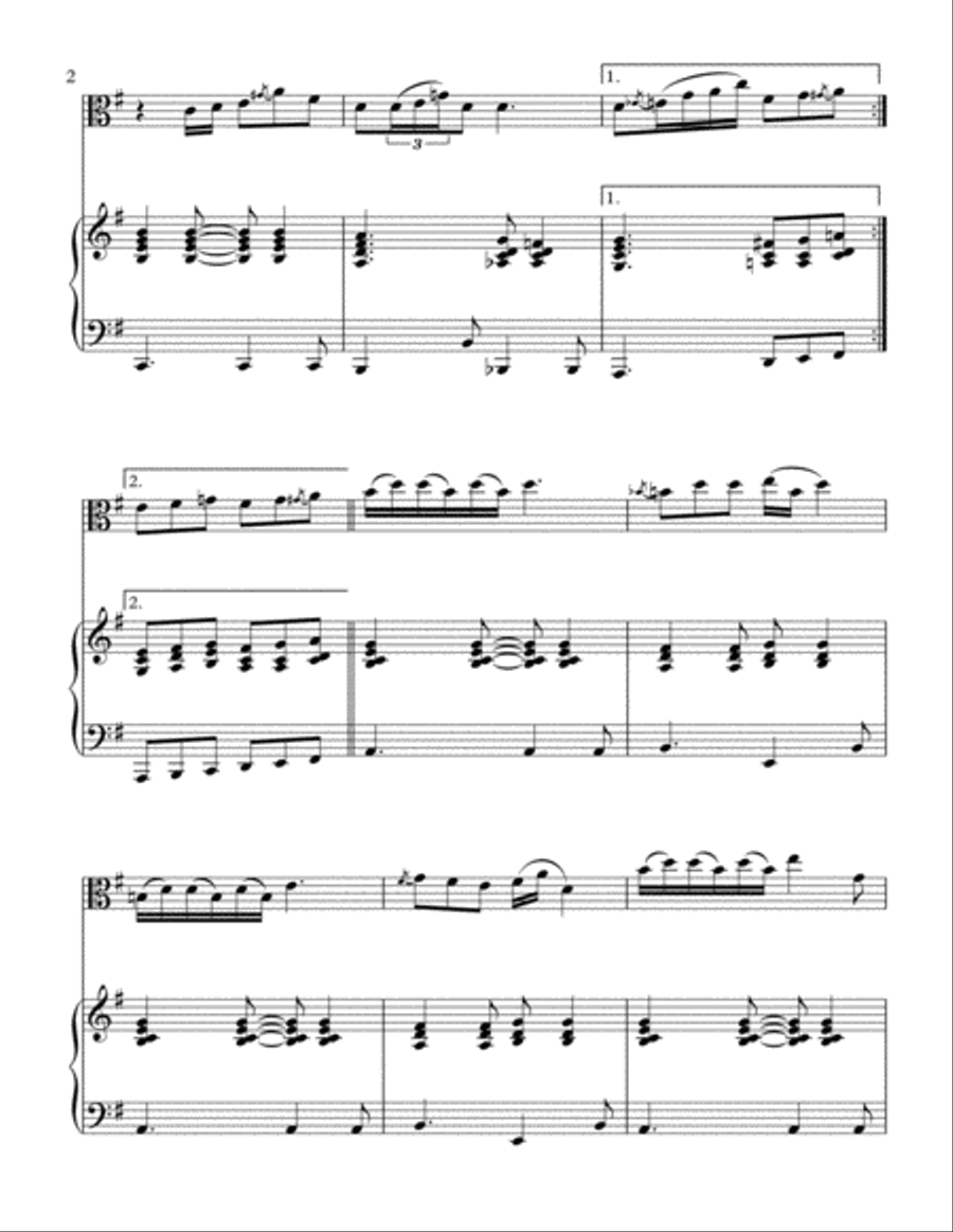 I Have Nothing Viola scores gallery preview page 3