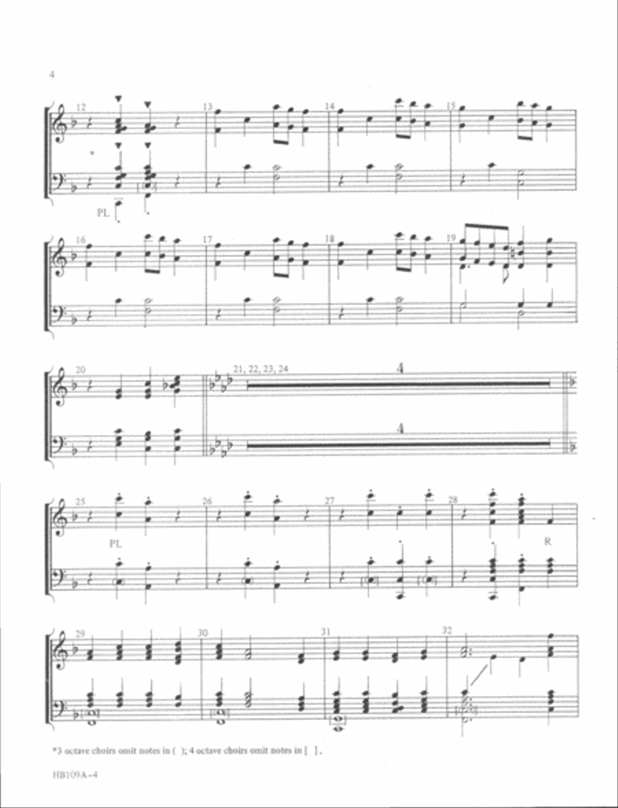 Two for Two by Two for Christmas II - handbell part 5-Octaves scores gallery preview page 3