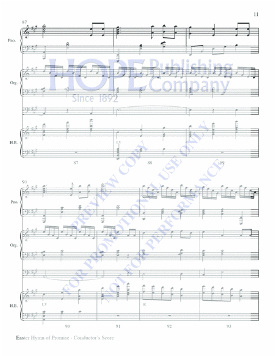 Easter Hymn of Promise Easter Hymn of Promise Choir scores gallery preview page 10
