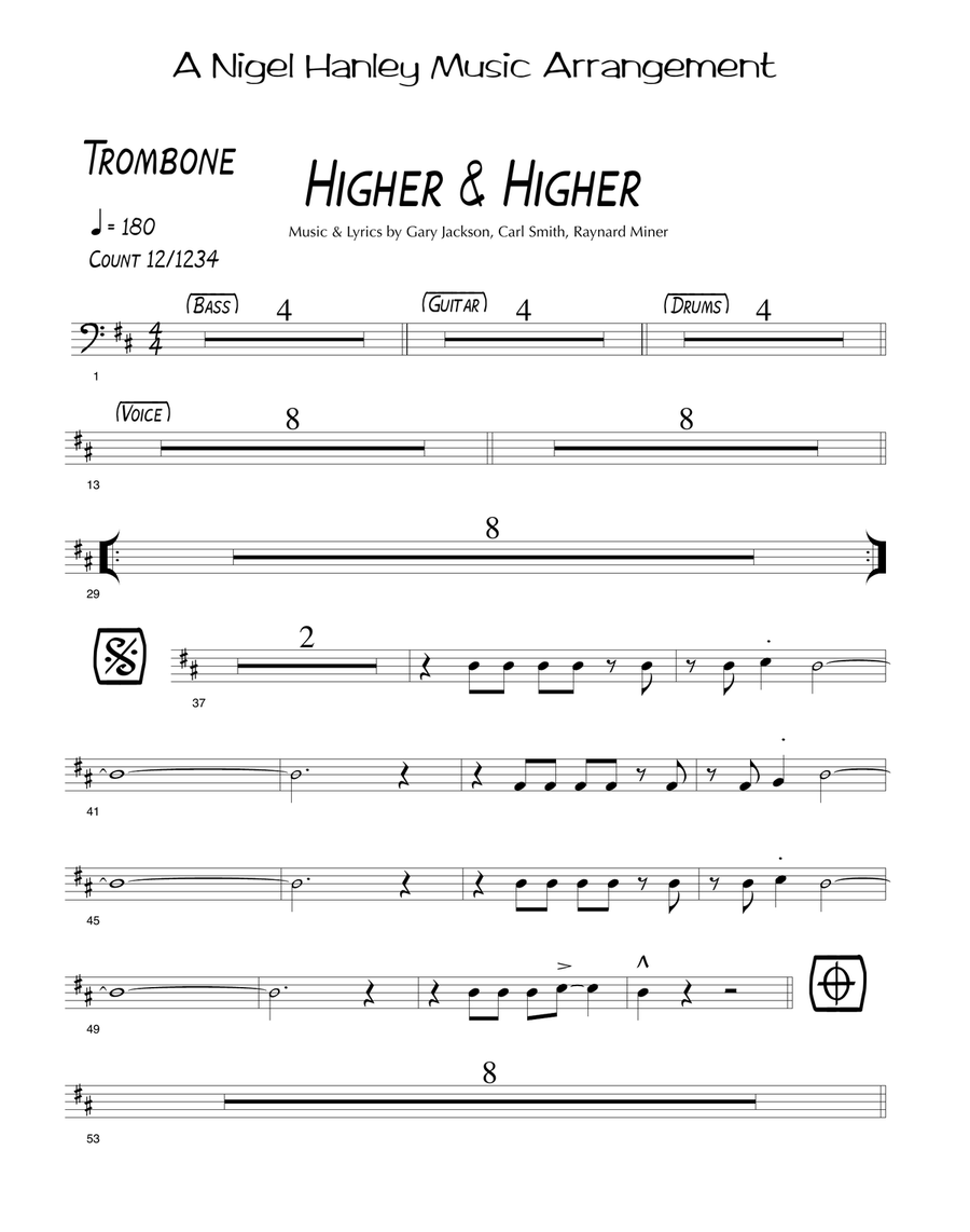 (your Love Has Lifted Me) Higher And Higher Jazz Ensemble scores gallery preview page 3