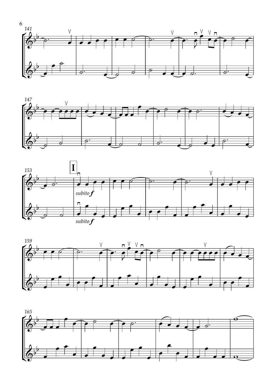 Hello Hello String Duet scores gallery preview page 6