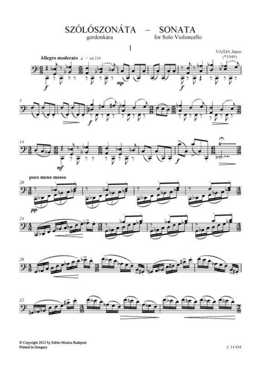 Sonata for Solo Violoncello (2006)