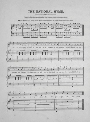 Book cover for The National Hymn