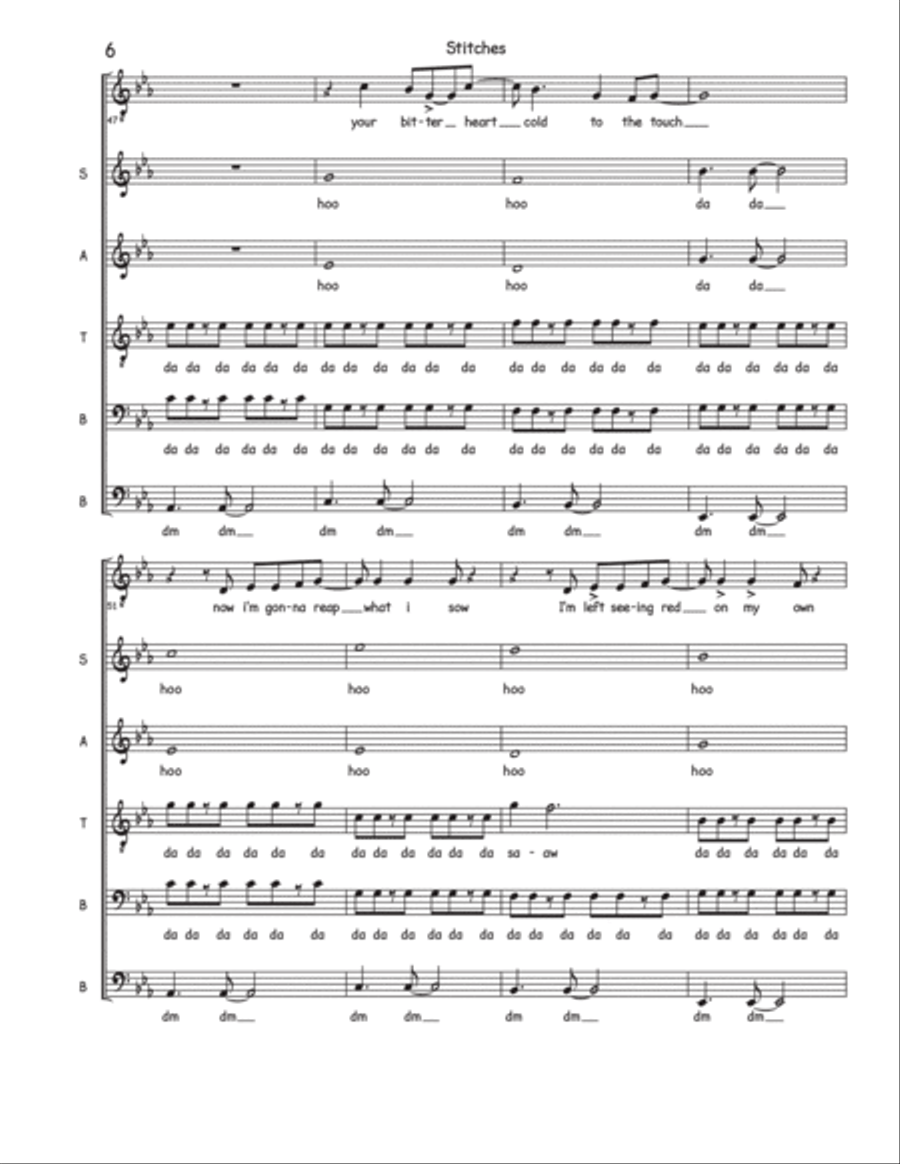 Stitches Divisi scores gallery preview page 6