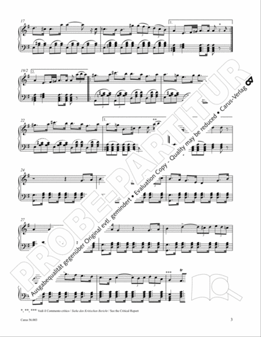 Edizione Nazionale delle Opere di Giacomo Puccini. II. Instrumental music; 2.1 Works for organ: Sonate, Versetti, Marce (vol. II/2) Organ Solo scores gallery preview page 8