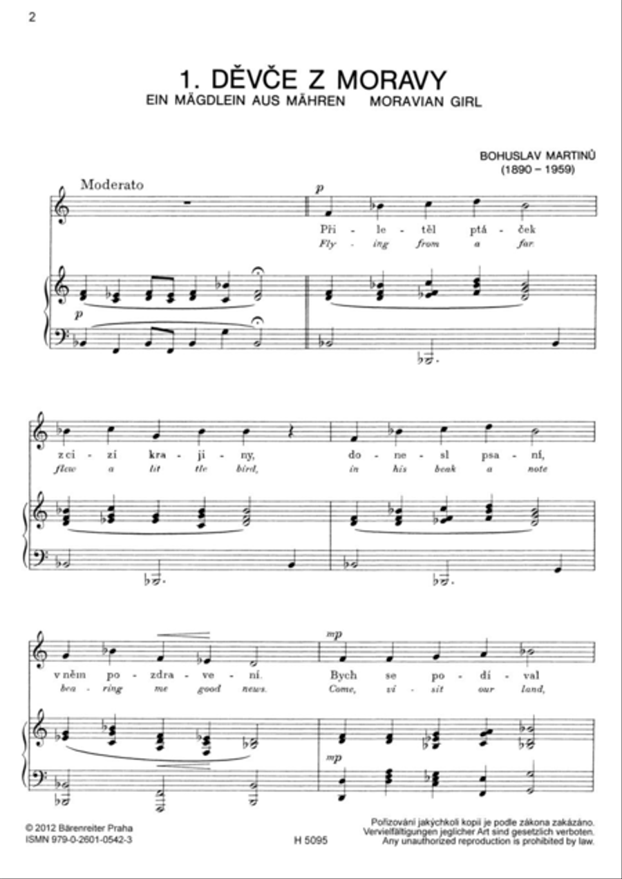 Liedchen auf zwei Seiten Tenor Voice scores gallery preview page 2