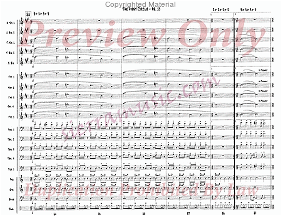 The First Circle Big Band scores gallery preview page 16