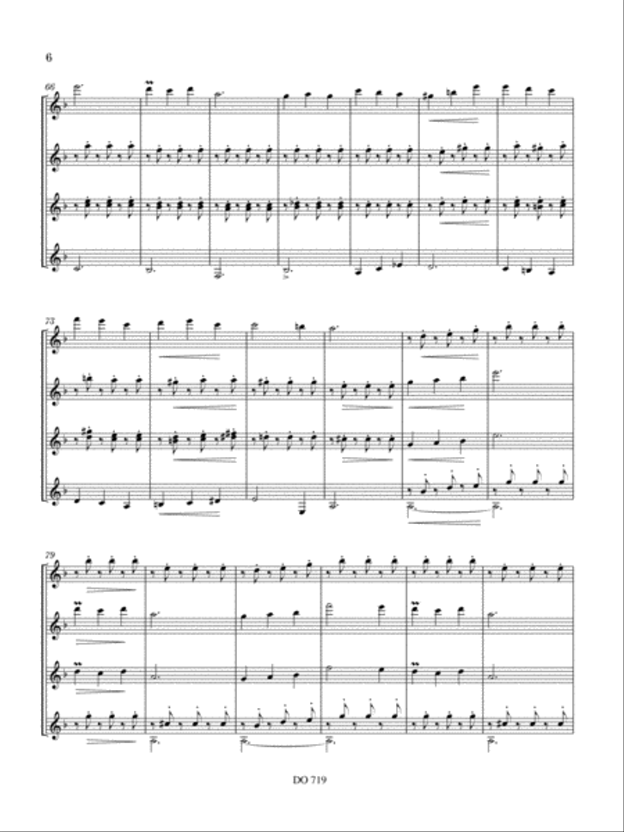 Córdoba, Op. 232 Guitar Ensemble scores gallery preview page 6