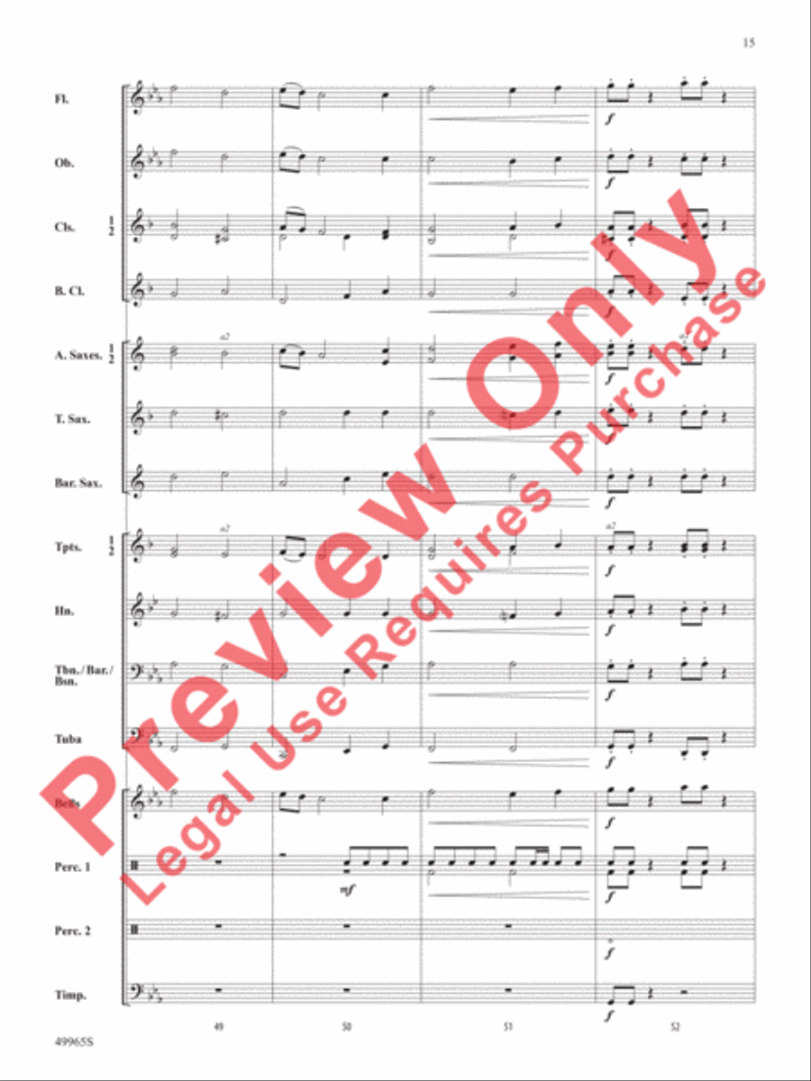 At Max Power! Concert Band scores gallery preview page 16