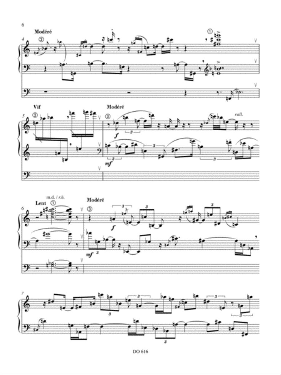 Alléluias Organ scores gallery preview page 6