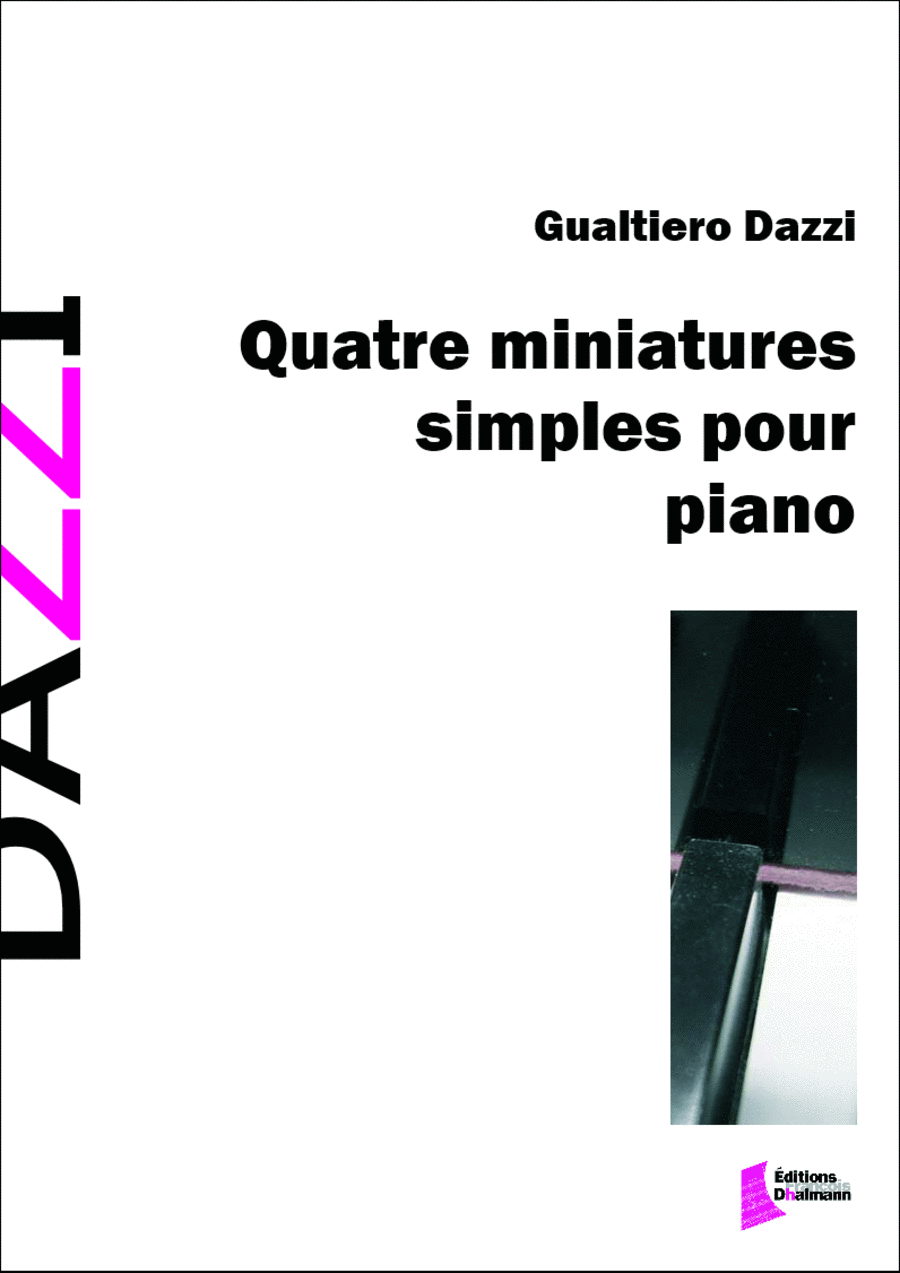 Quatre miniatures simples pour piano