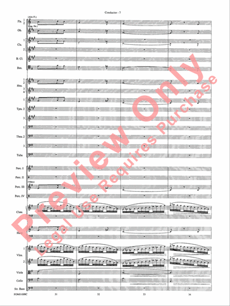 Harry Potter Symphonic Suite Full Orchestra scores gallery preview page 10