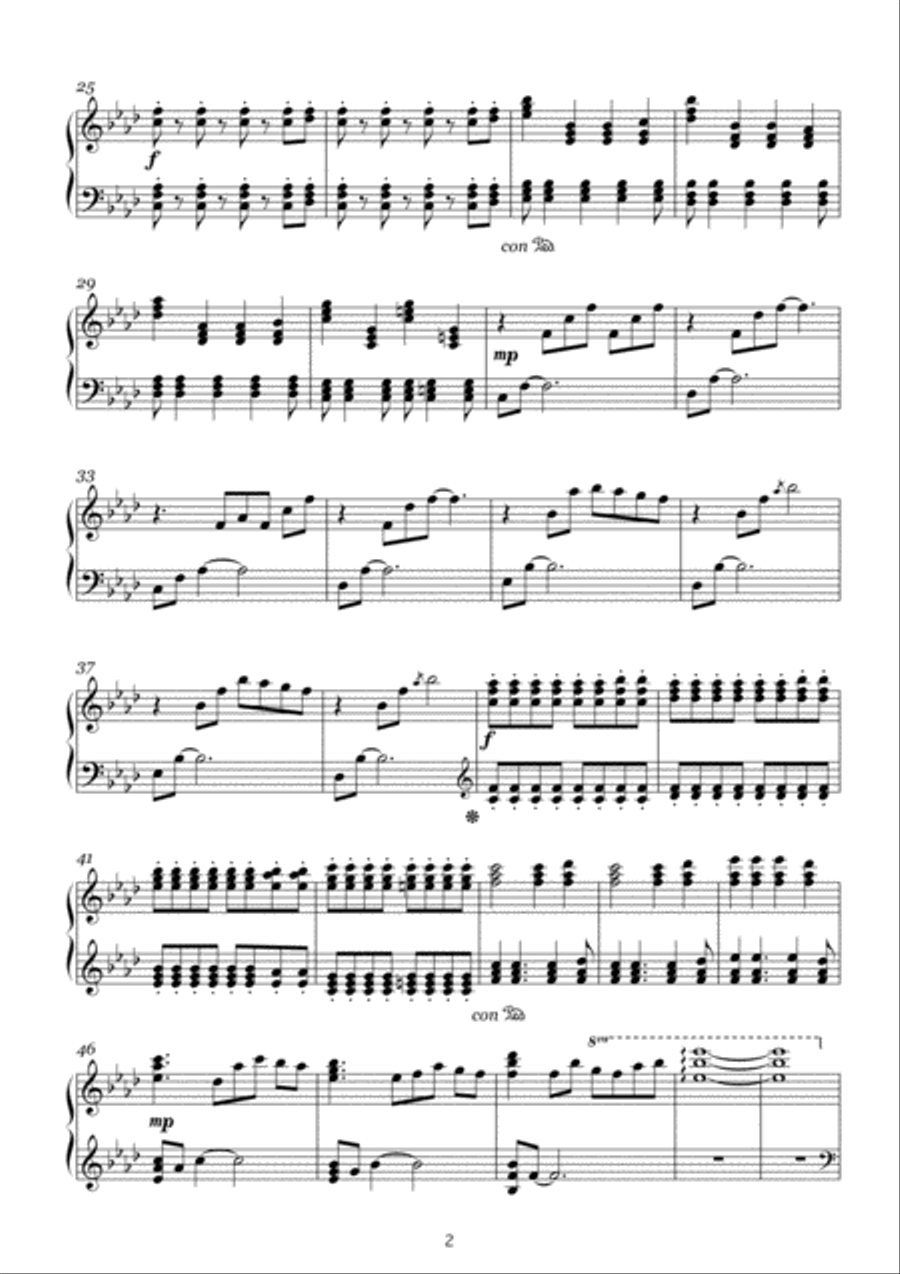 Shy Love Shy Love Piano Solo scores gallery preview page 2