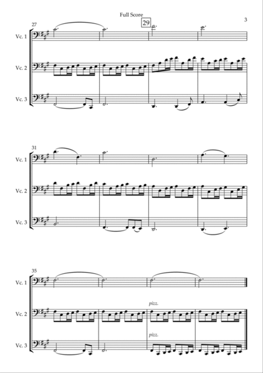Game Of Thrones String Trio scores gallery preview page 3