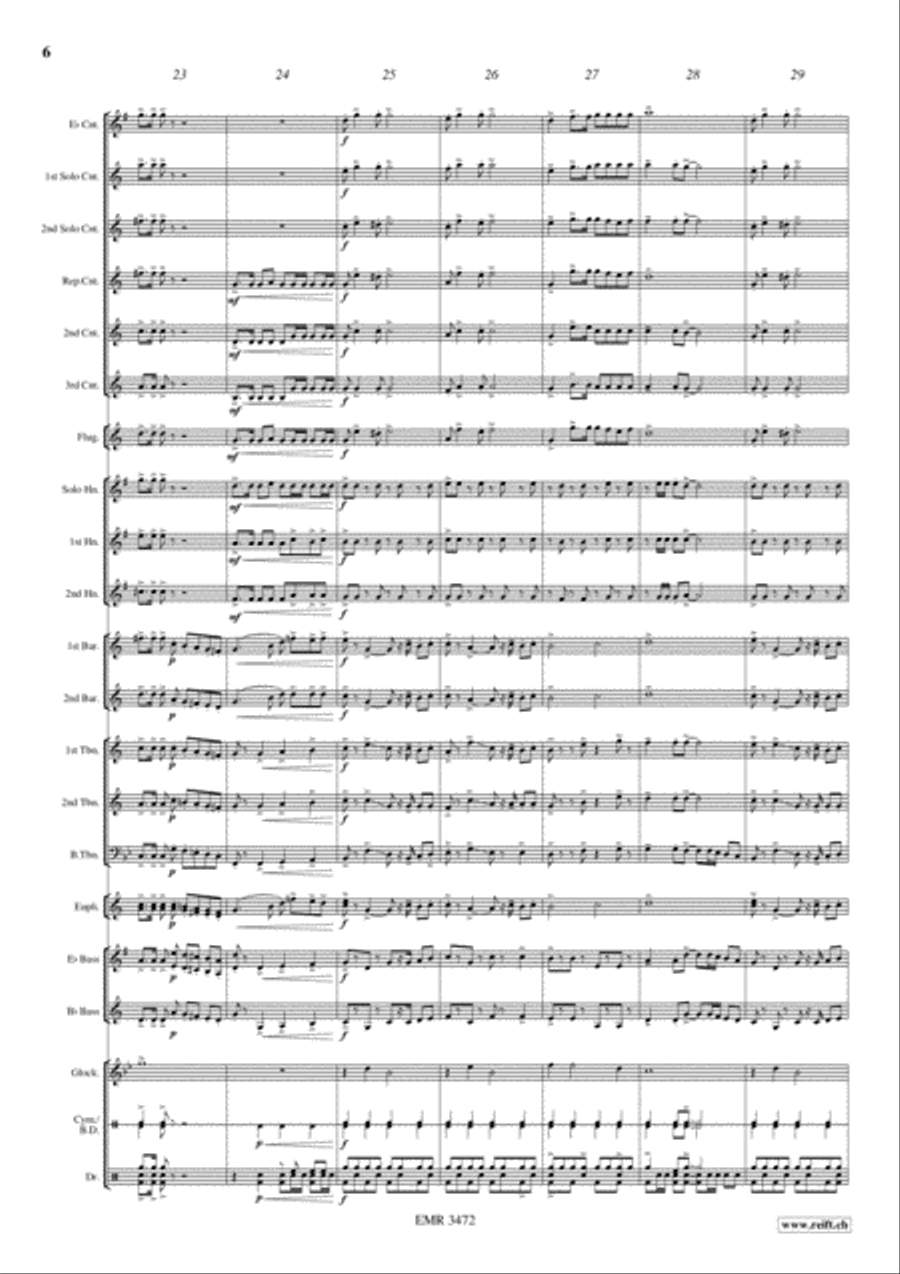 Brisk Parade Brass Band scores gallery preview page 7
