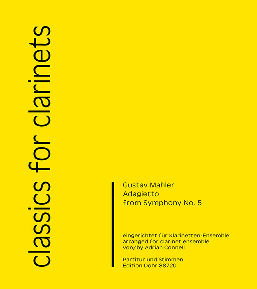 Adagietto (für Klarinetten-Ensemble) (aus der Sinfonie Nr. 5) Clarinet scores gallery preview page 1