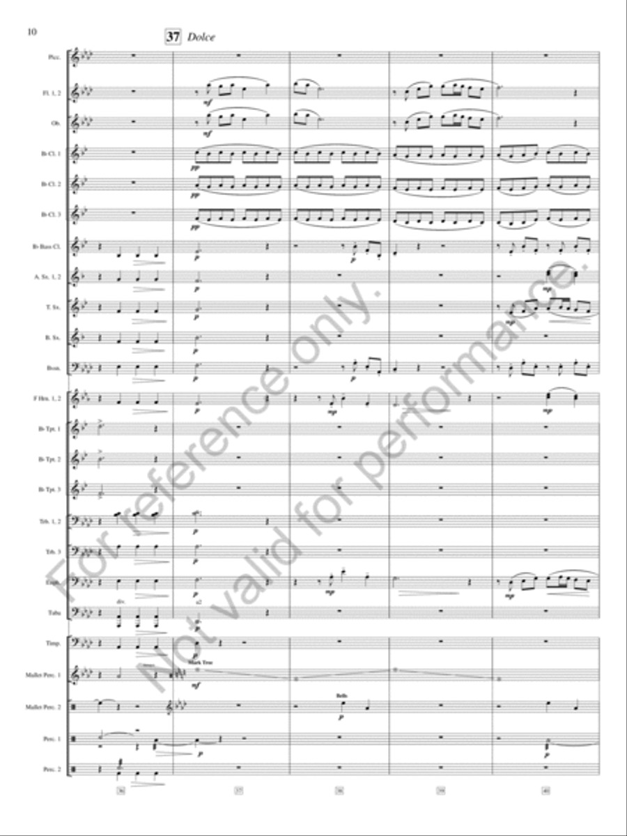 River City Sunset River City Sunset Concert Band scores gallery preview page 11