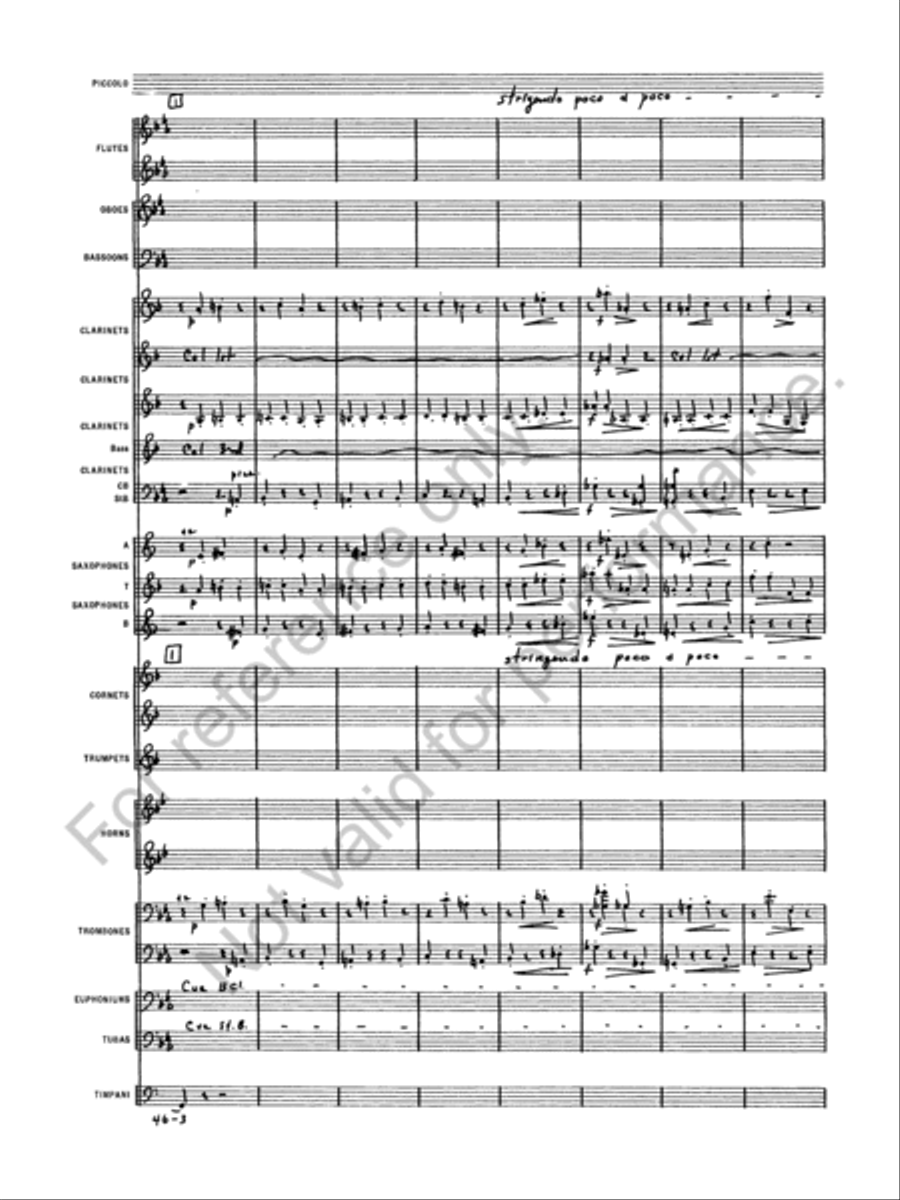 Symphony No. 1 Concert Band scores gallery preview page 5