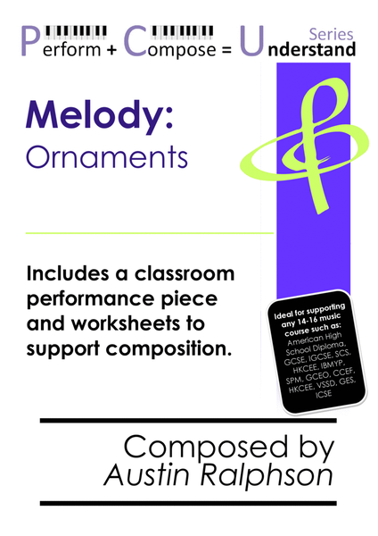 Melody: Ornaments educational pack - Perform Compose Understand PCU Series image number null