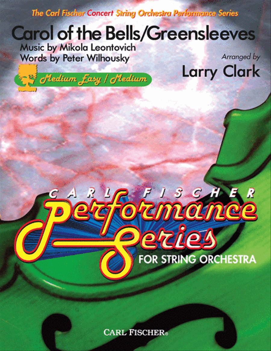 Carol of the Bells/Greensleeves String Orchestra scores gallery preview page 1
