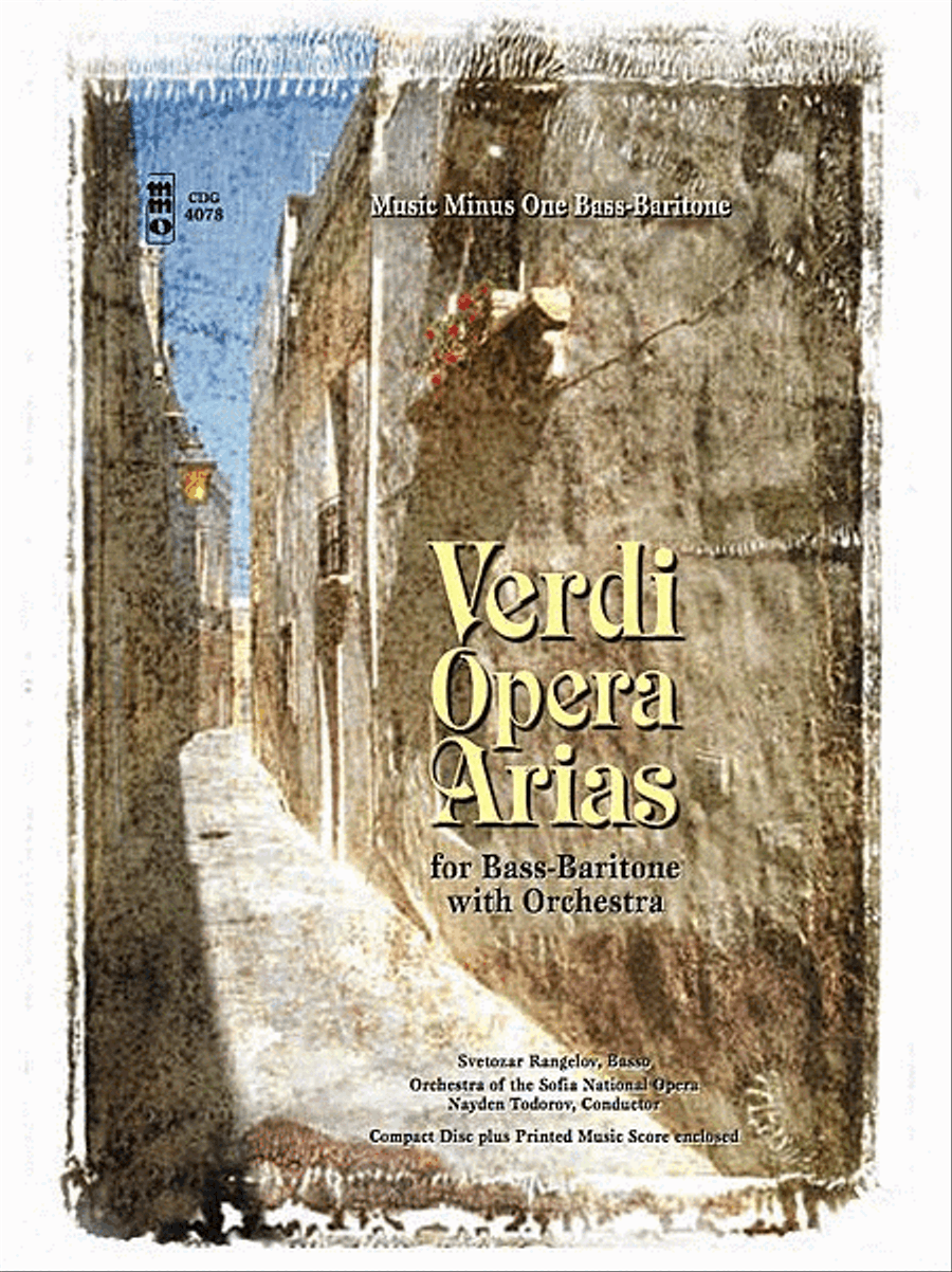Verdi - Bass-Baritone Arias with Orchestra Voice Solo scores gallery preview page 1