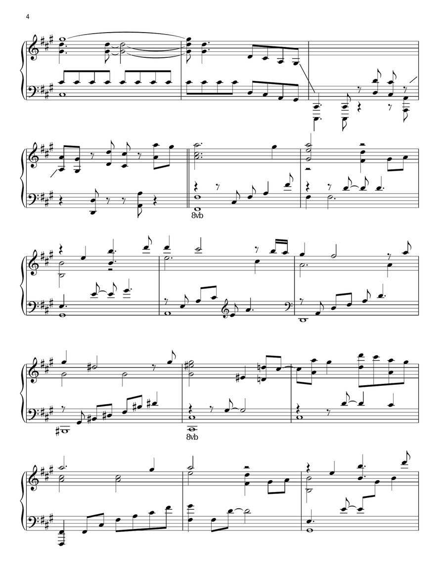 Standing The Storm Standing The Storm Piano Solo scores gallery preview page 4