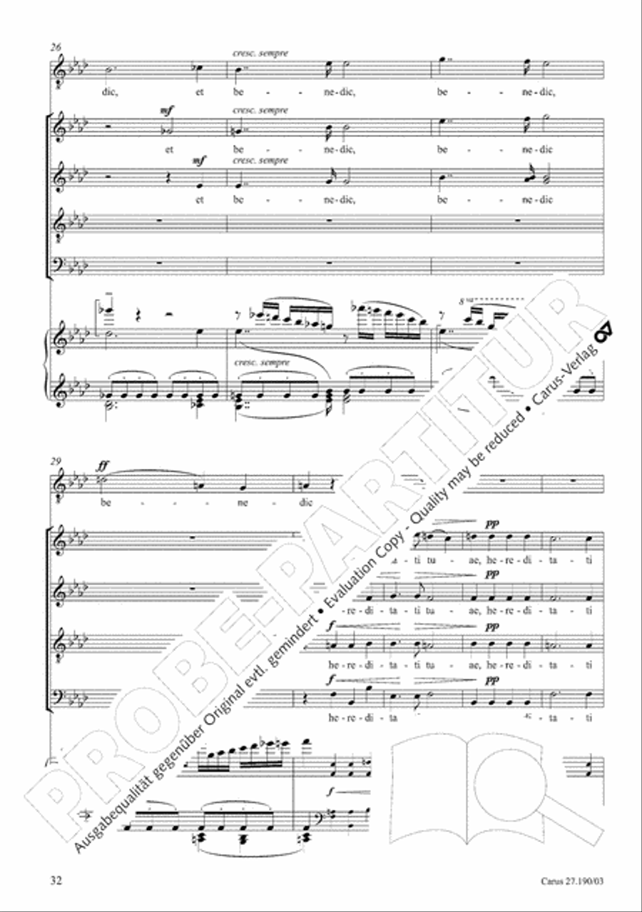Te Deum 4-Part scores gallery preview page 33