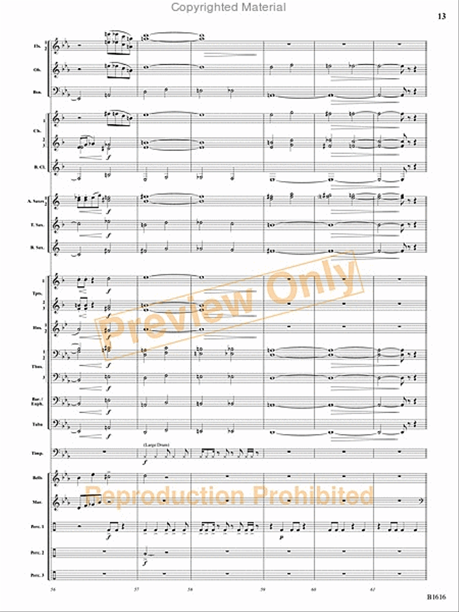 One Giant Leap Concert Band scores gallery preview page 42