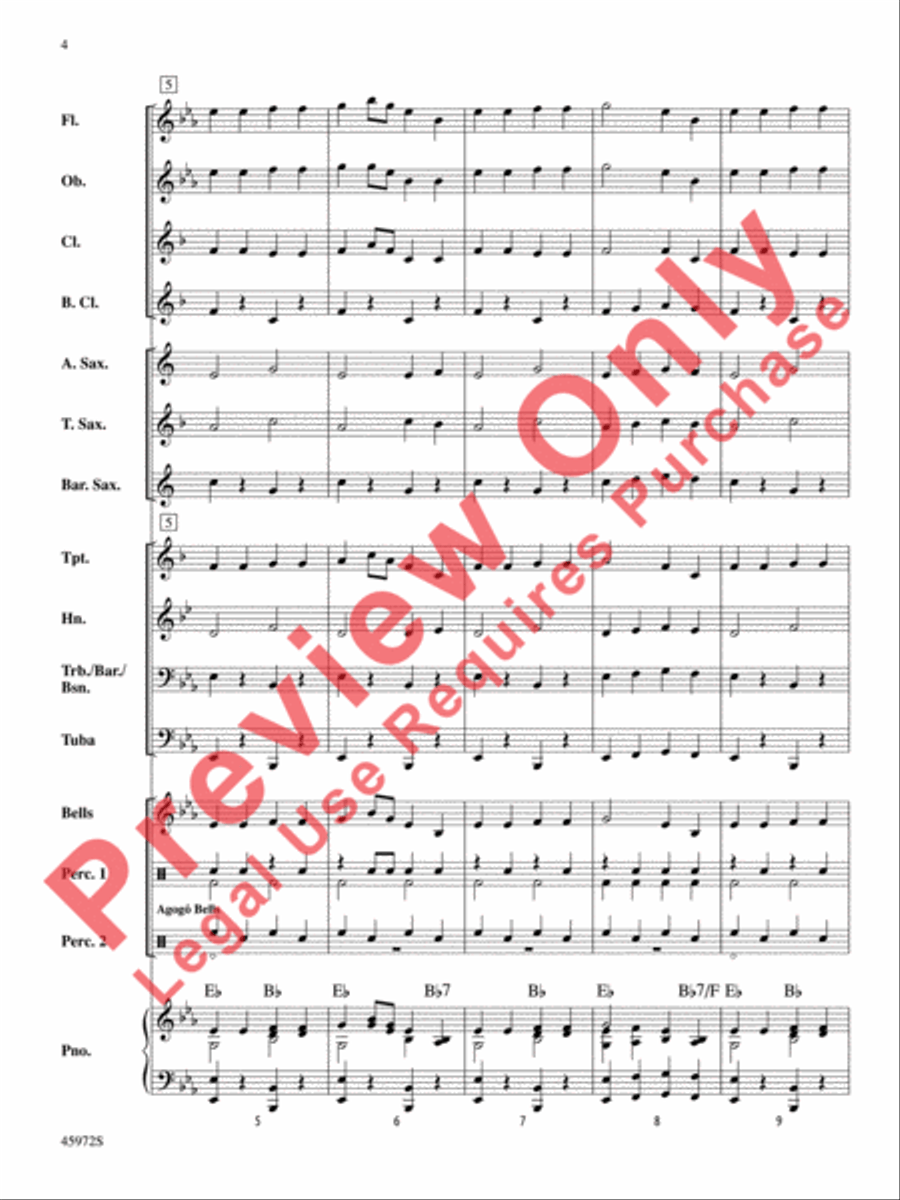 Pop Goes the Band Pop Goes the Band Concert Band scores gallery preview page 5