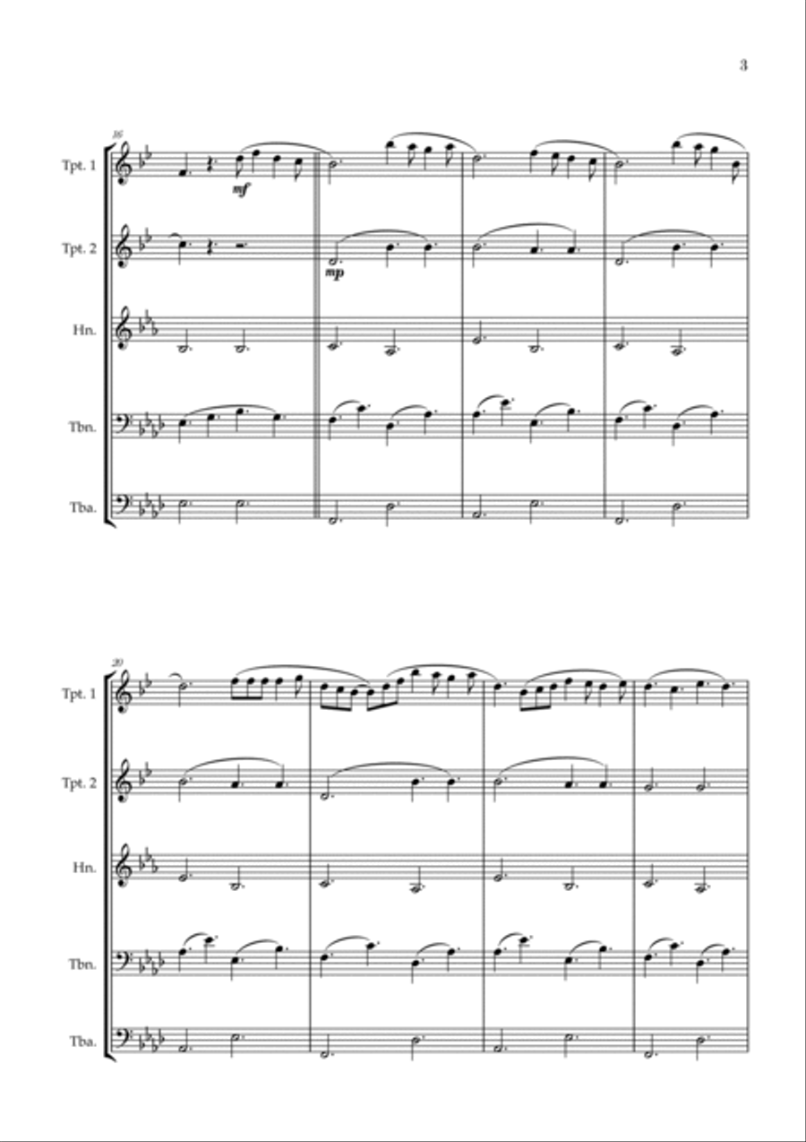 Perfect Horn scores gallery preview page 3