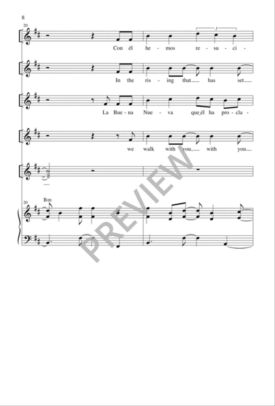 Caminemos con Jesús 3-Part scores gallery preview page 8