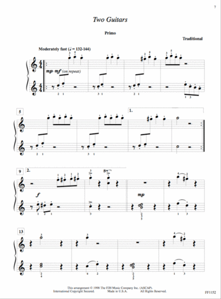 Piano for Two, Book 4 Piano Method scores gallery preview page 3