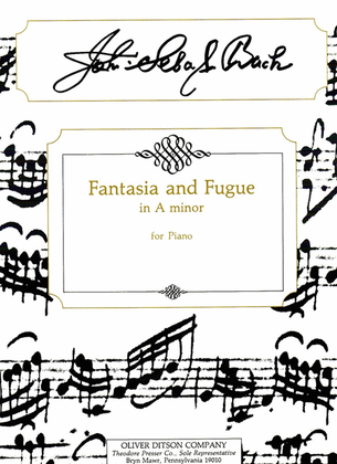 Book cover for Fantasia And Fugue in A Minor