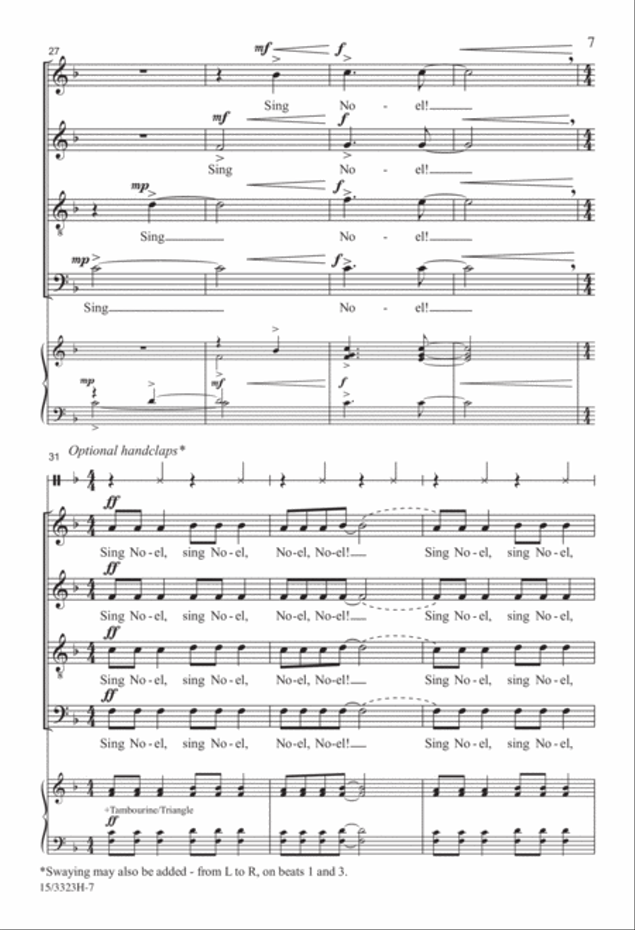 African Noel African Noel 4-Part scores gallery preview page 6