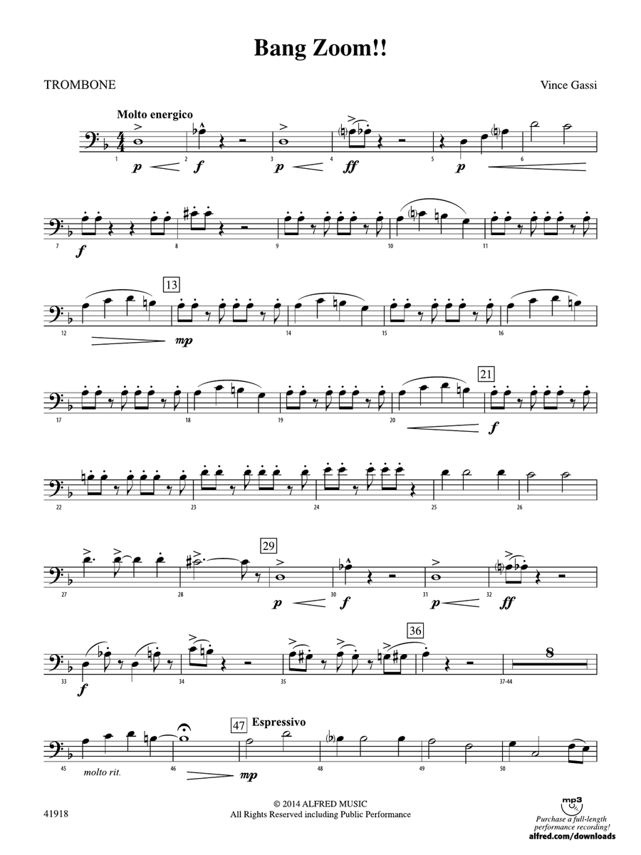 Bang Zoom!: 1st Trombone