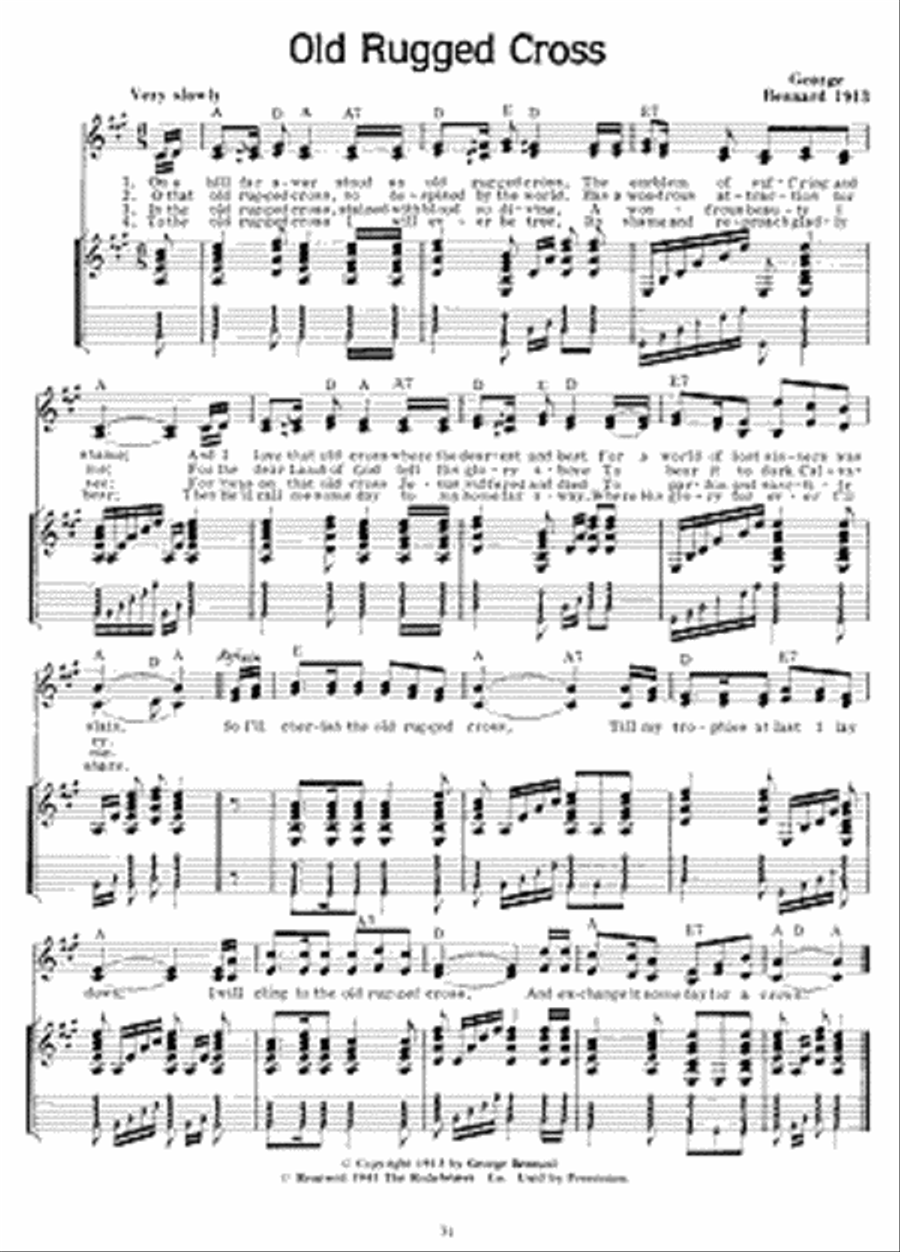 100 Gospel Favorites for Guitar Guitar scores gallery preview page 3