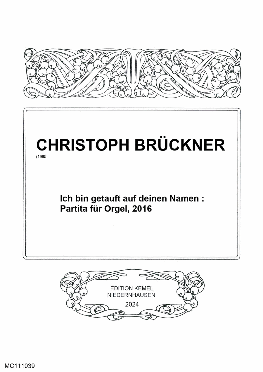 Ich bin getauft auf deinen Namen Piano scores gallery preview page 1