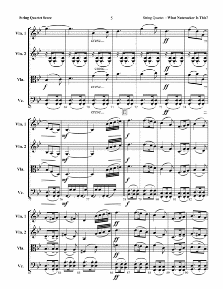 What Nutcracker Is This? String Orchestra scores gallery preview page 5