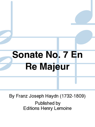 Sonate No. 7 en re maj.