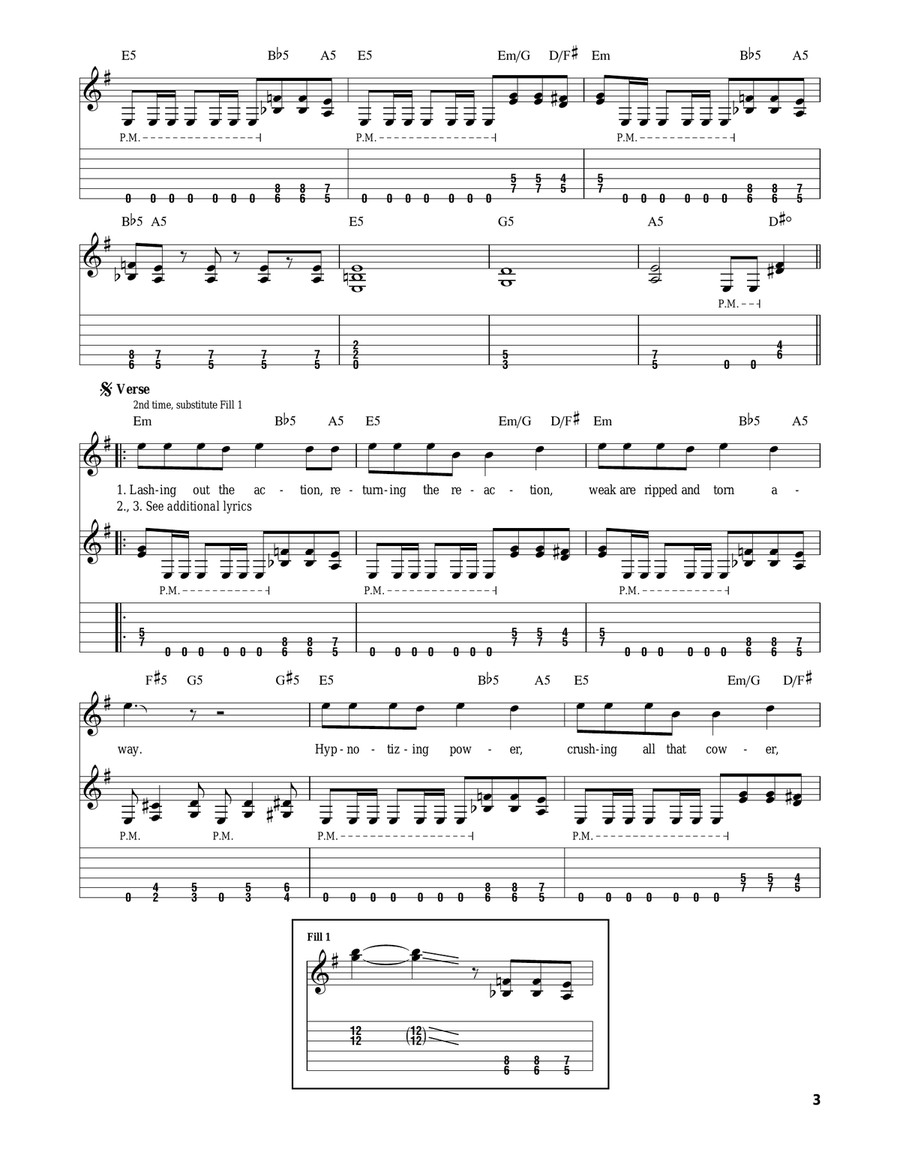 Battery Acoustic Guitar scores gallery preview page 3