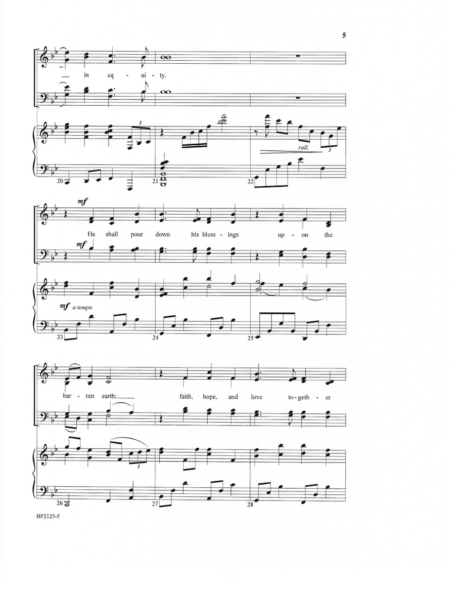 Hail to the Lord's Anointed 4-Part scores gallery preview page 4