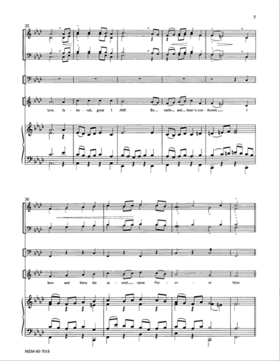 The God of Abraham Praise Choir scores gallery preview page 5
