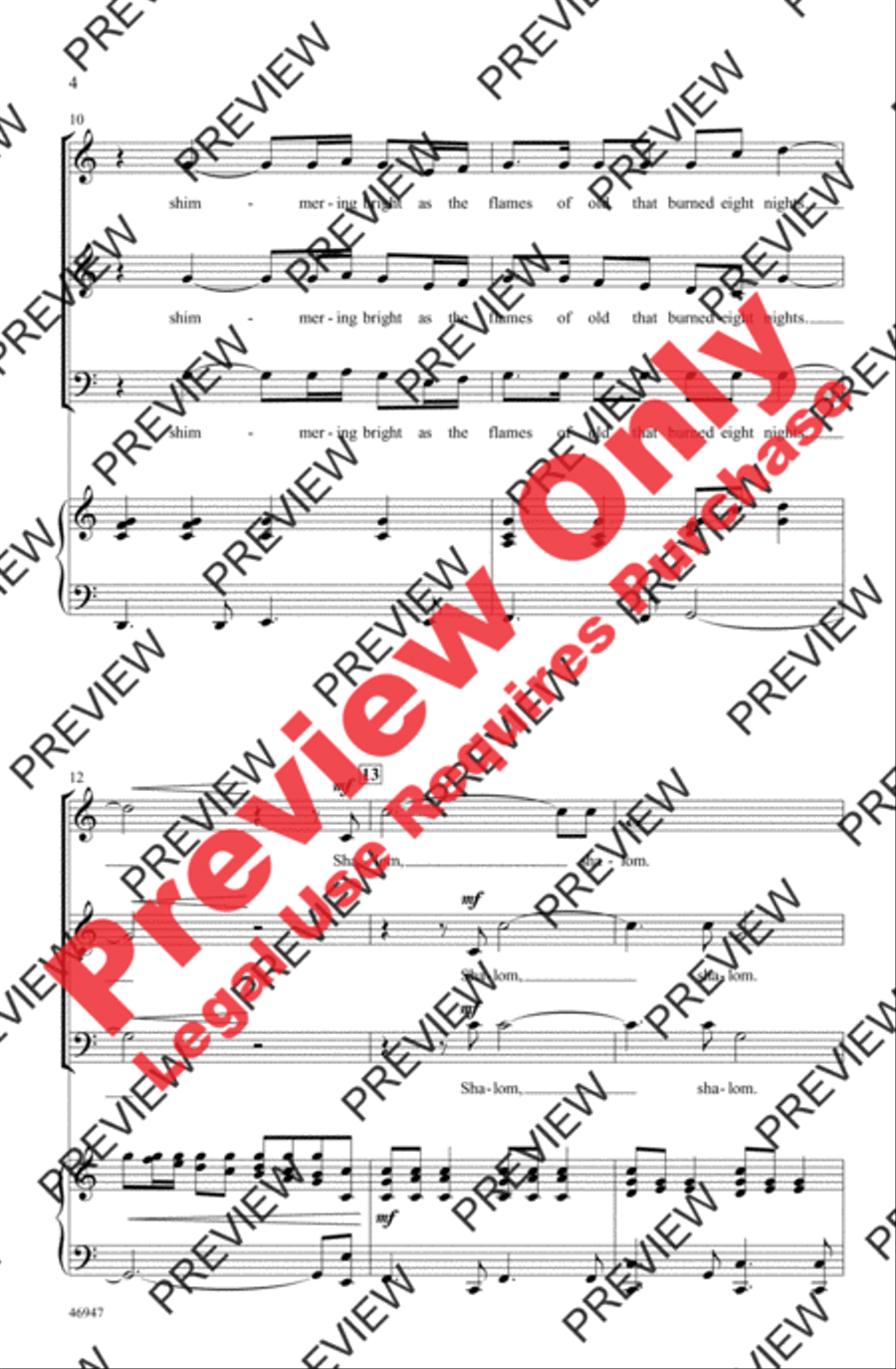 In the Candleglow In the Candleglow 3-Part scores gallery preview page 4