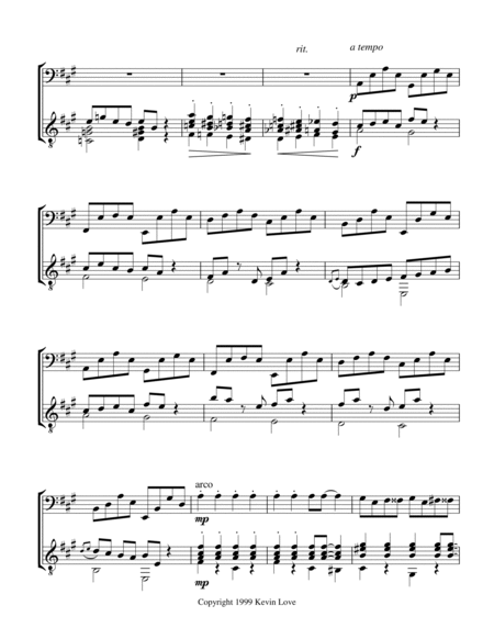 Three Entertainments for Violoncello and Guitar - Score and Parts image number null