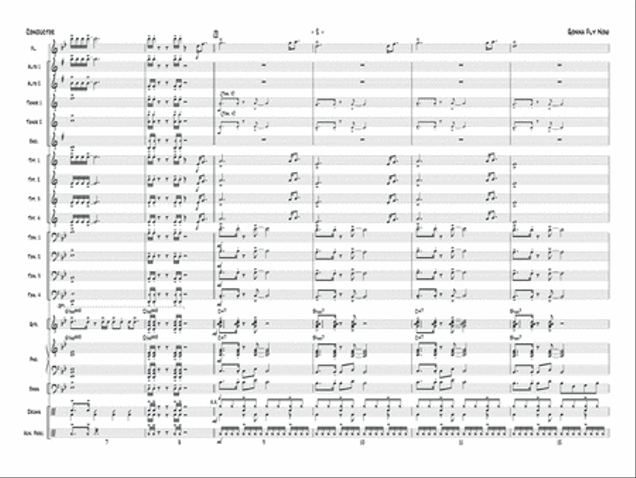 Gonna Fly Now: Score Jazz Ensemble scores gallery preview page 4