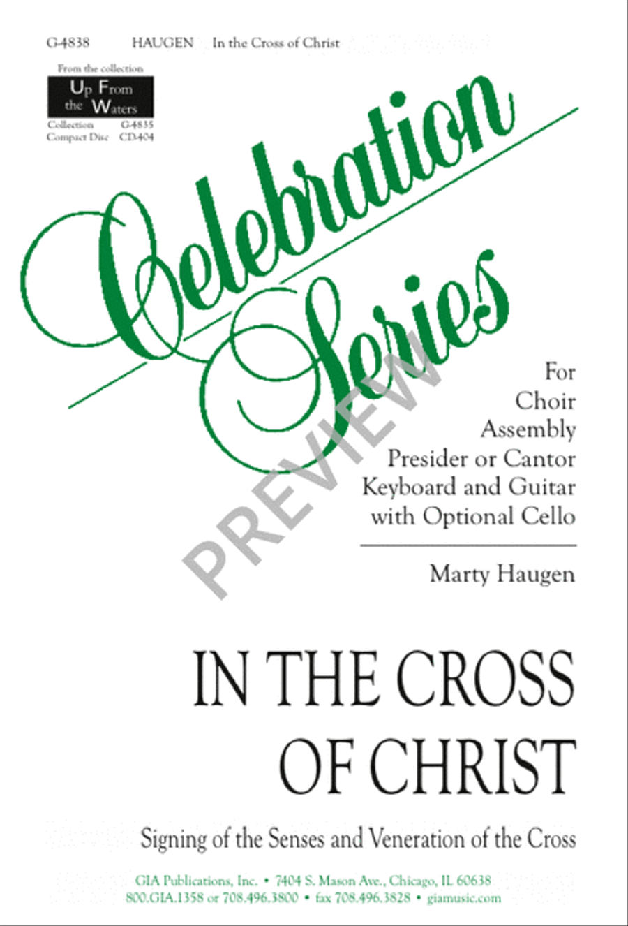 In the Cross of Christ In the Cross of Christ 4-Part scores gallery preview page 1