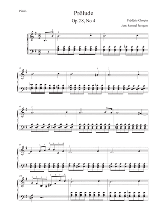 Book cover for Chopin - Prelude in E minor