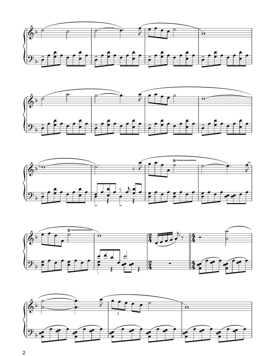 Becoming A Geisha/The Chairman's Waltz (theme from Memoirs Of A Geisha) Piano Solo scores gallery preview page 2