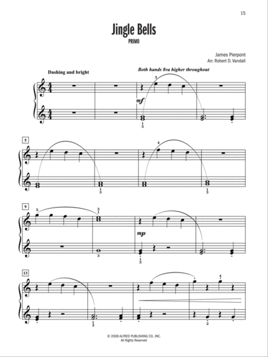 Celebrated Christmas Duets, Book 1 Small Ensemble scores gallery preview page 5