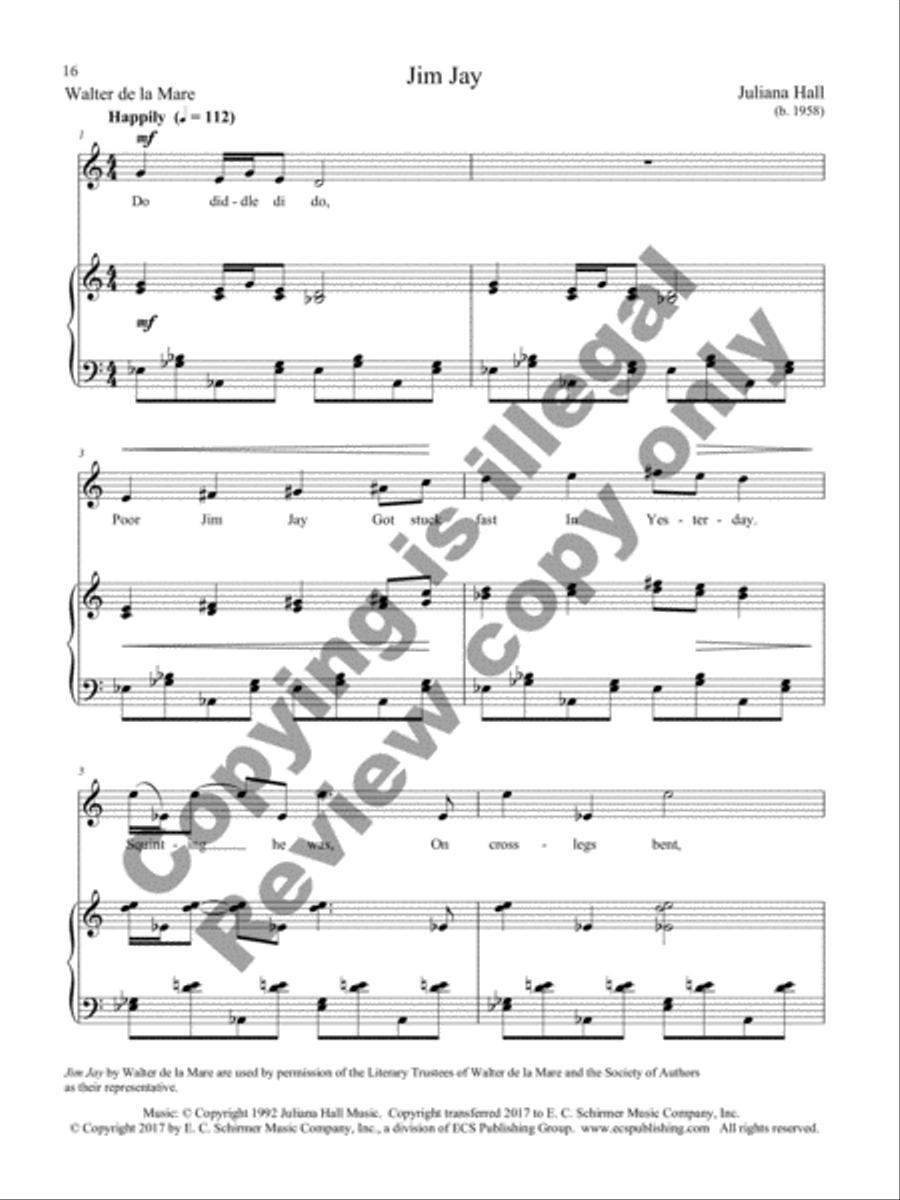 Peacock Pie Peacock Pie Tenor Voice scores gallery preview page 7